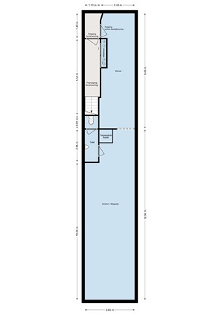 Floorplan - Rijkebuurtstraat 11, 4611 GZ Bergen op Zoom